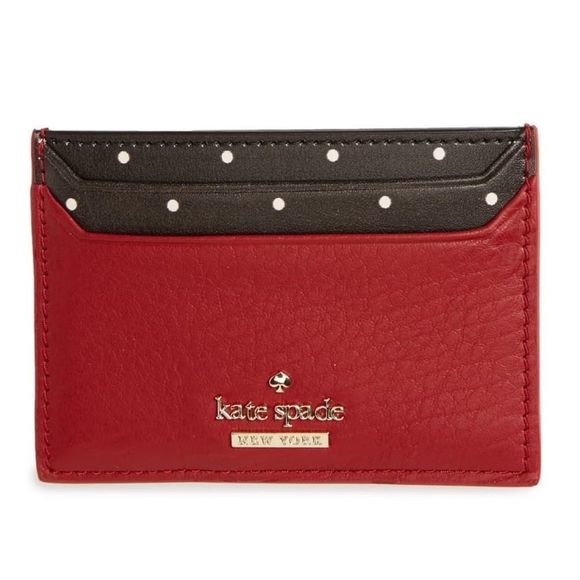 ▫️Kate Spade Blake Street Dot Lynleigh Card Case - Picture 1 of 3